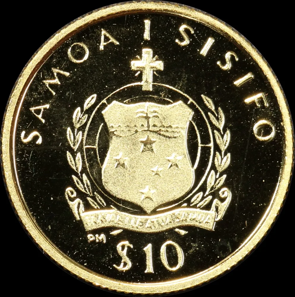 Samoa 1995 Gold Proof 10 Dollars  Endeavour product image