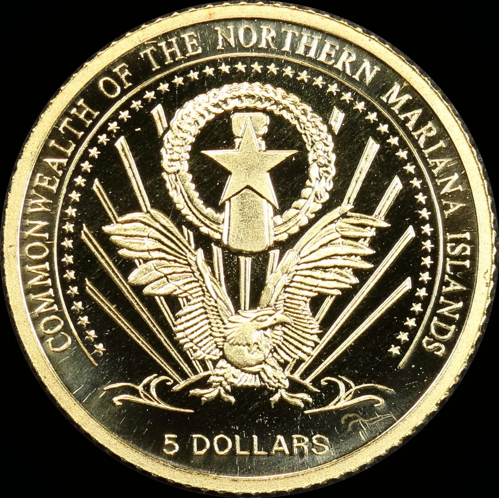 Mariana Islands 2004 Gold Proof 5 Dollars  Magellan product image