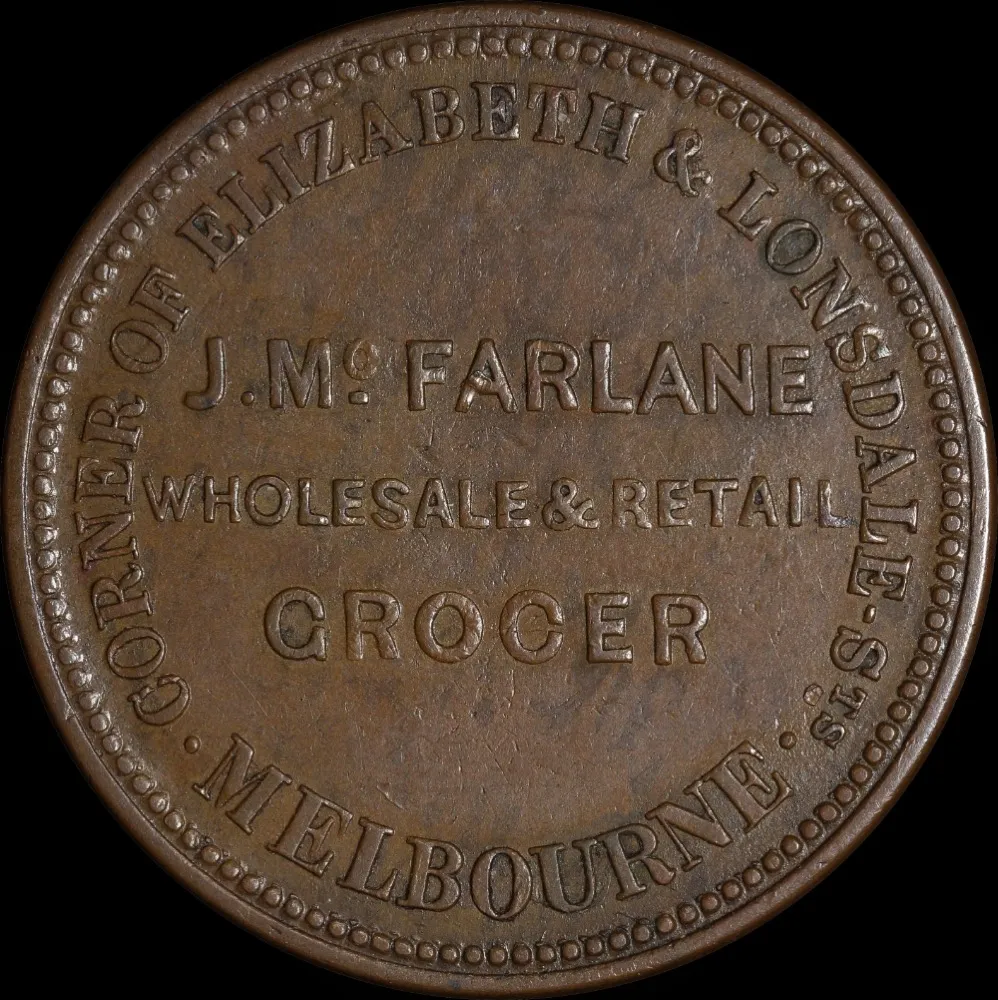 McFarlane Undated Copper Penny A# 360 good VF