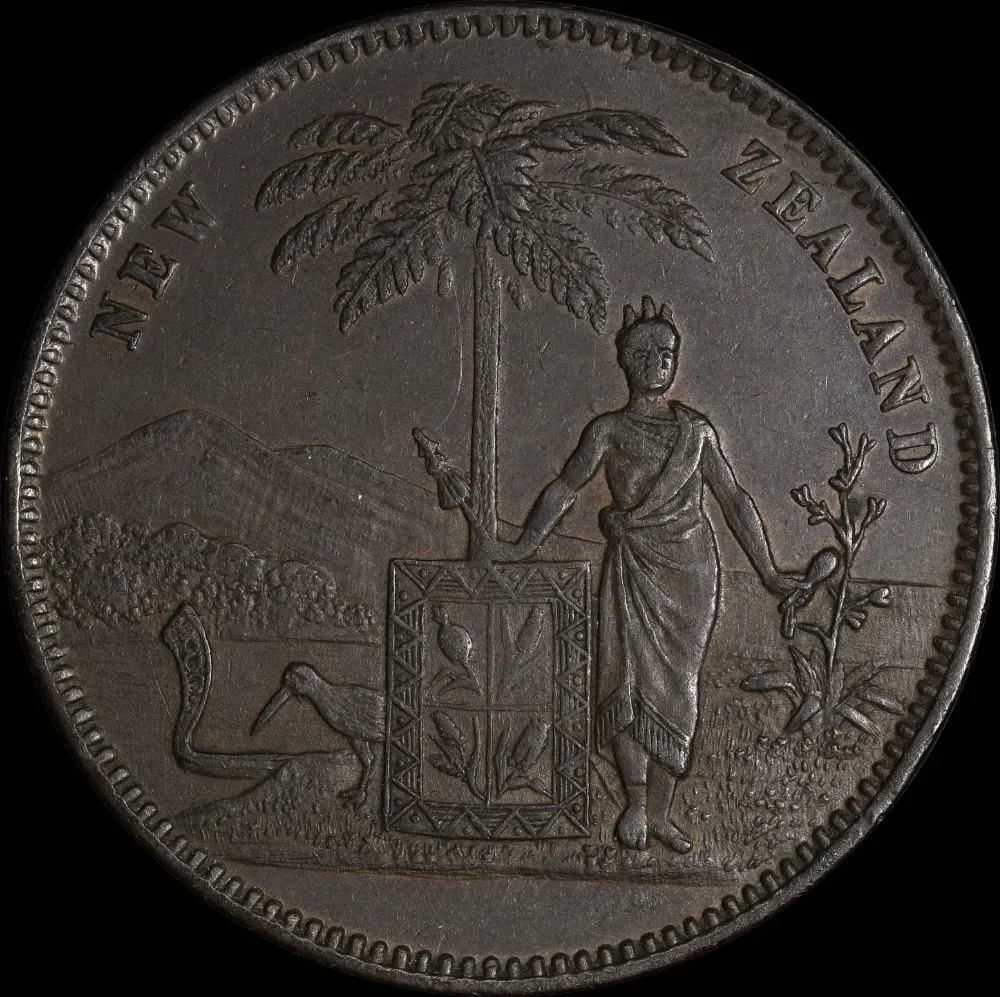 Milner & Thompson Undated Copper Penny A# 378 good EF