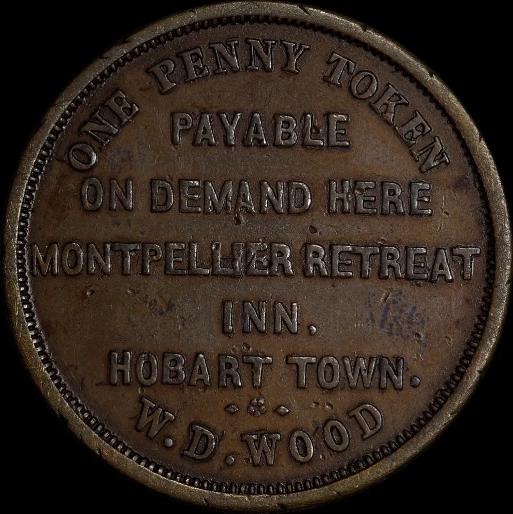 Wood Undated Copper Penny A# 641 good VF