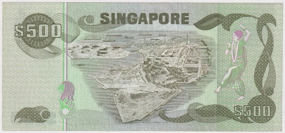 Singapore 1977 500 Dollars P# 15 good VF product image