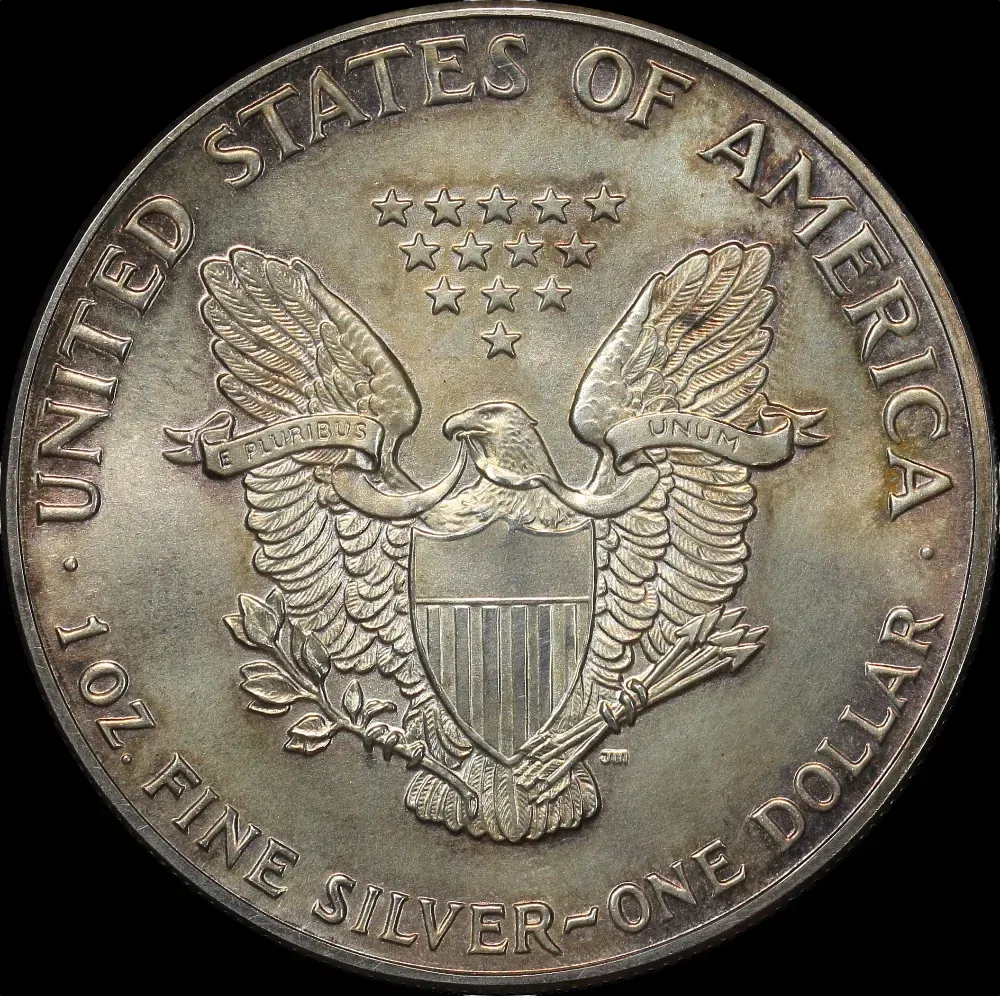 United States 1987 Silver 1 Ounce Eagle Uncirculated product image