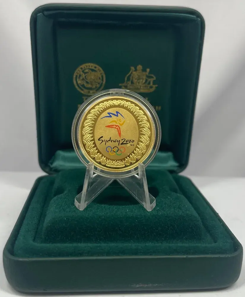 2000 Gold Sydney Olympic Proof Coin 1/8 Journey Begins