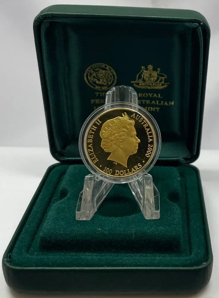 2000 Gold Olympic Proof Coin - Dedication II