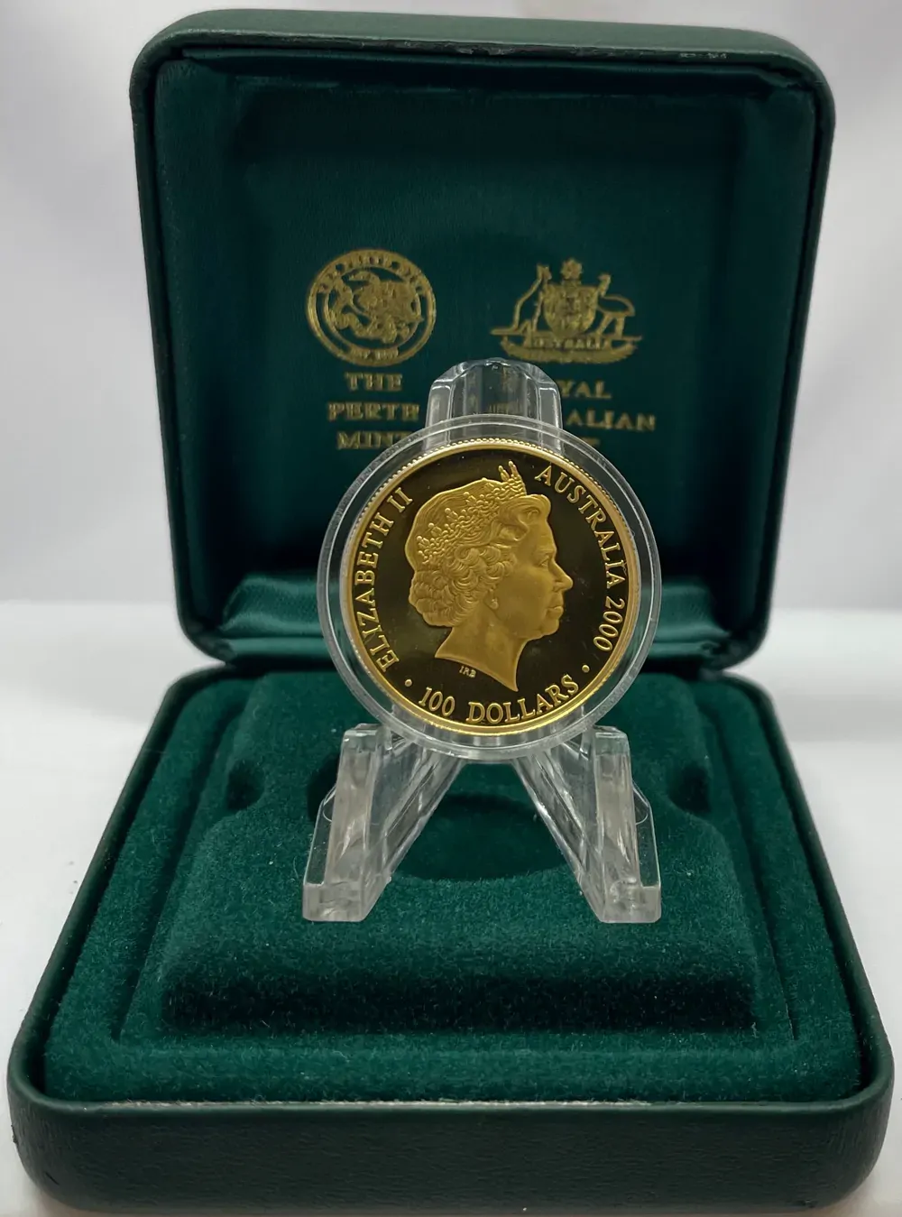 2000 Gold Olympic Proof Coin - Preparation I