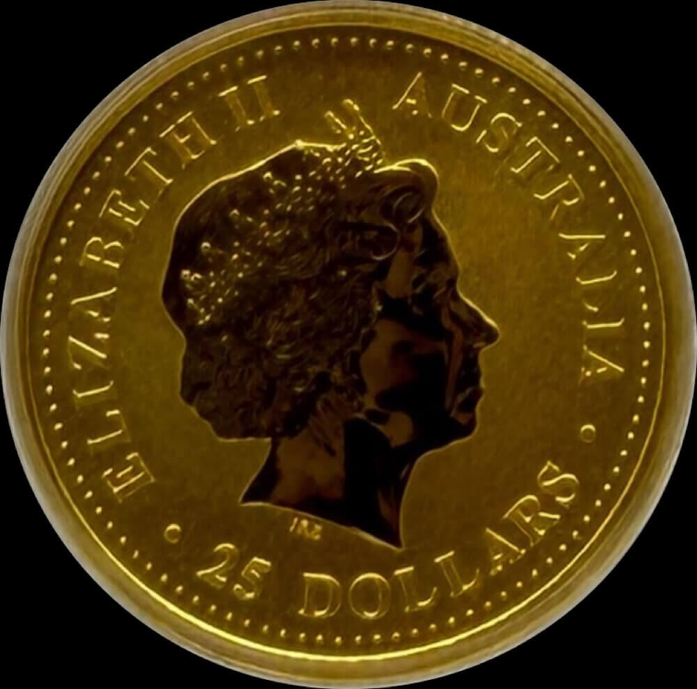 2002 Gold Quarter Ounce Bullion Coin - Kangaroo Nugget product image