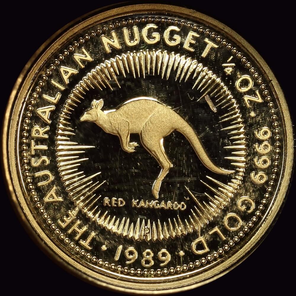 1989 Gold Quarter Ounce Proof Coin - 1st Year