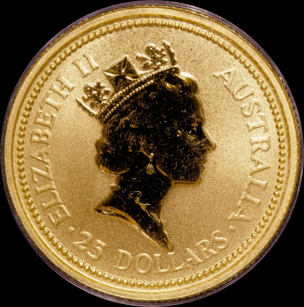 1991 Gold Quarter Ounce Uncirculated Coin