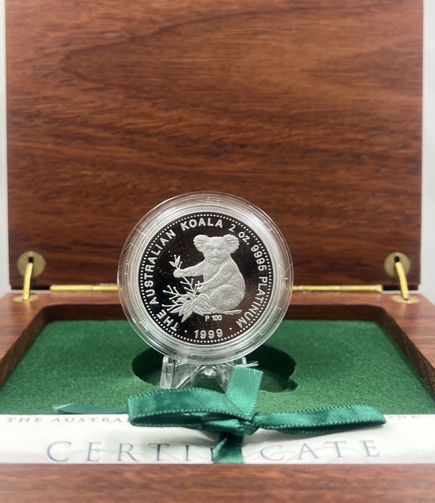 1999 Platinum Two Ounce Proof Coin Koala