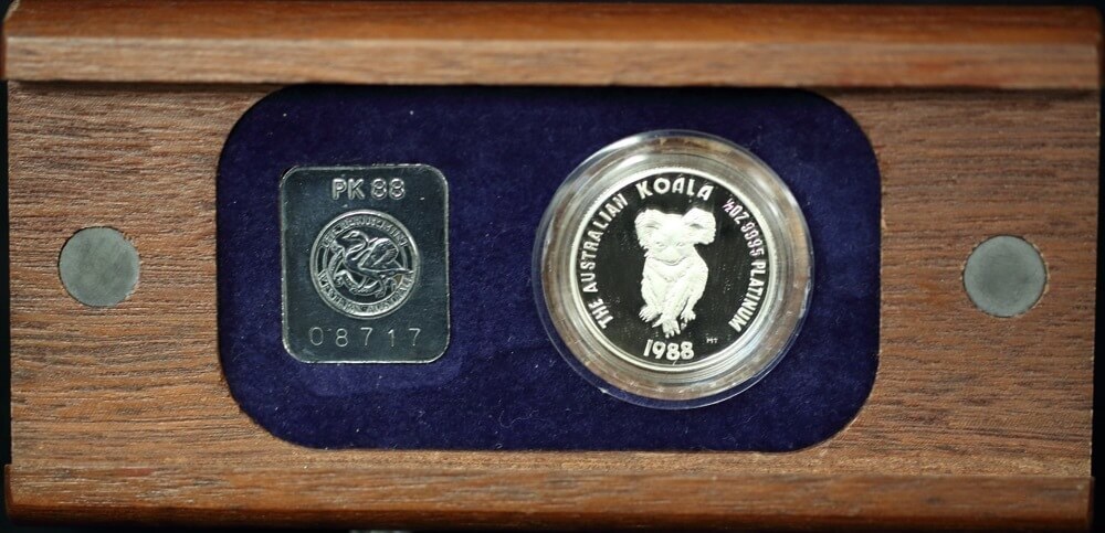 1988 Platinum 1/2oz Proof Coin Koala 1st Year of Issue