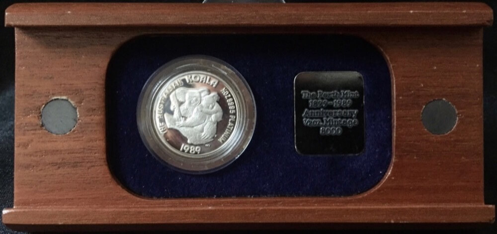 1989 Platinum Half Ounce Proof Coin - Koala