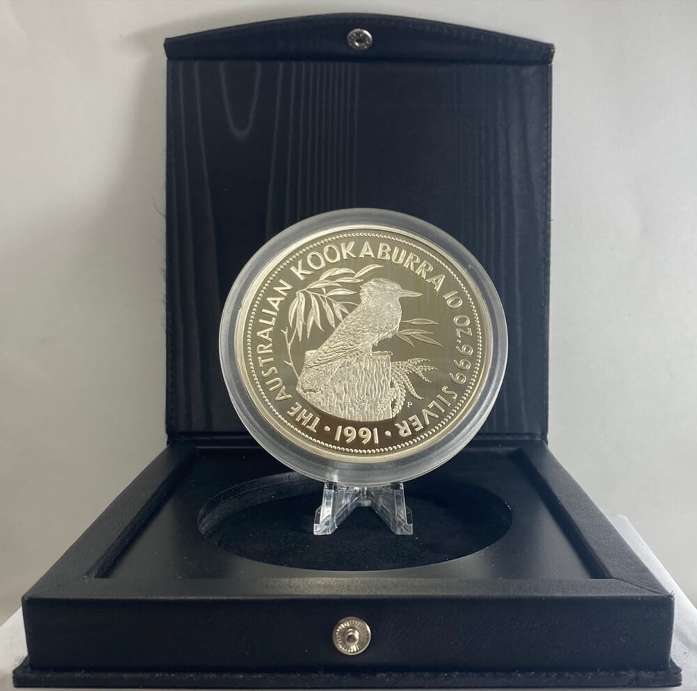 1991 Silver Ten Ounce Proof Coin Kookaburra