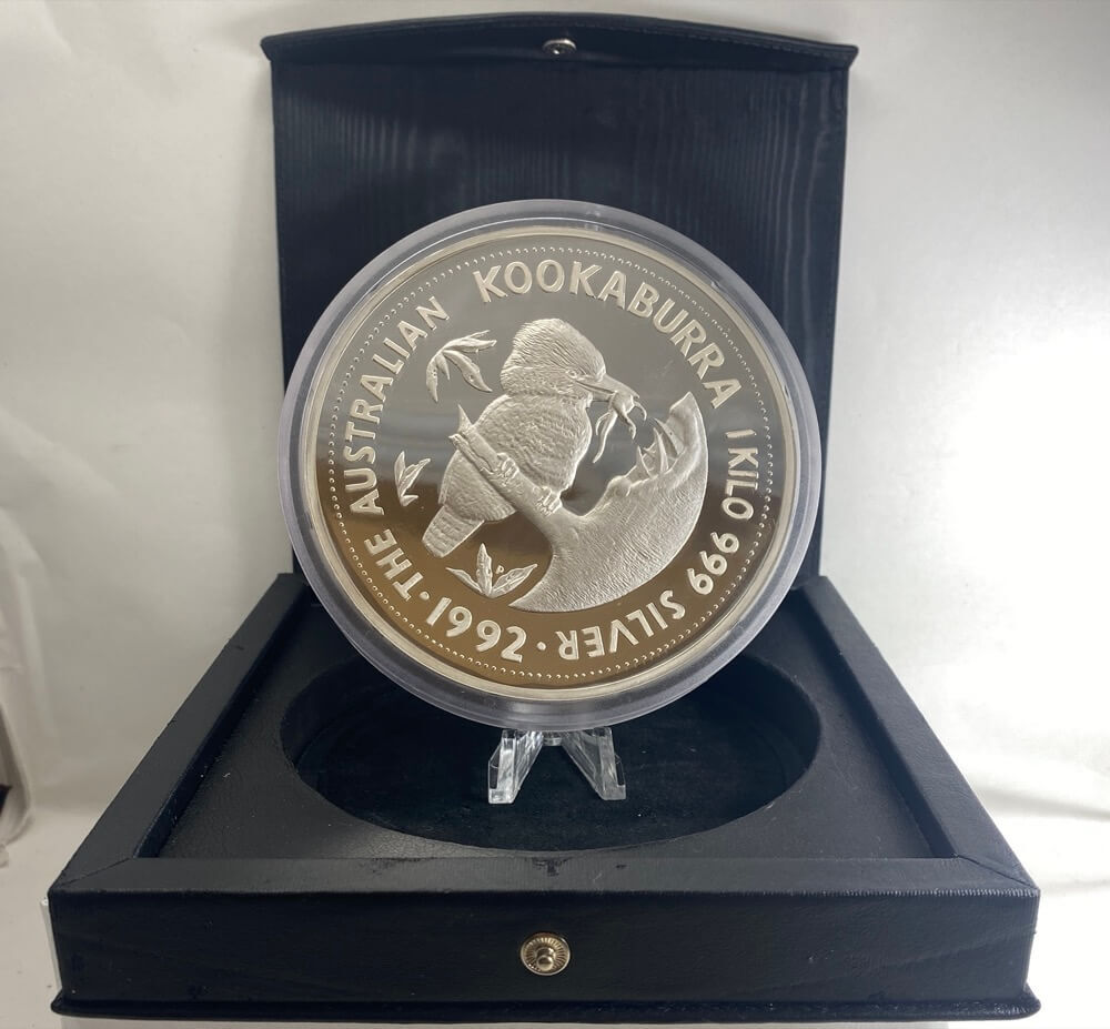 1992 Silver 1 Kilogram Proof Coin Kookaburra