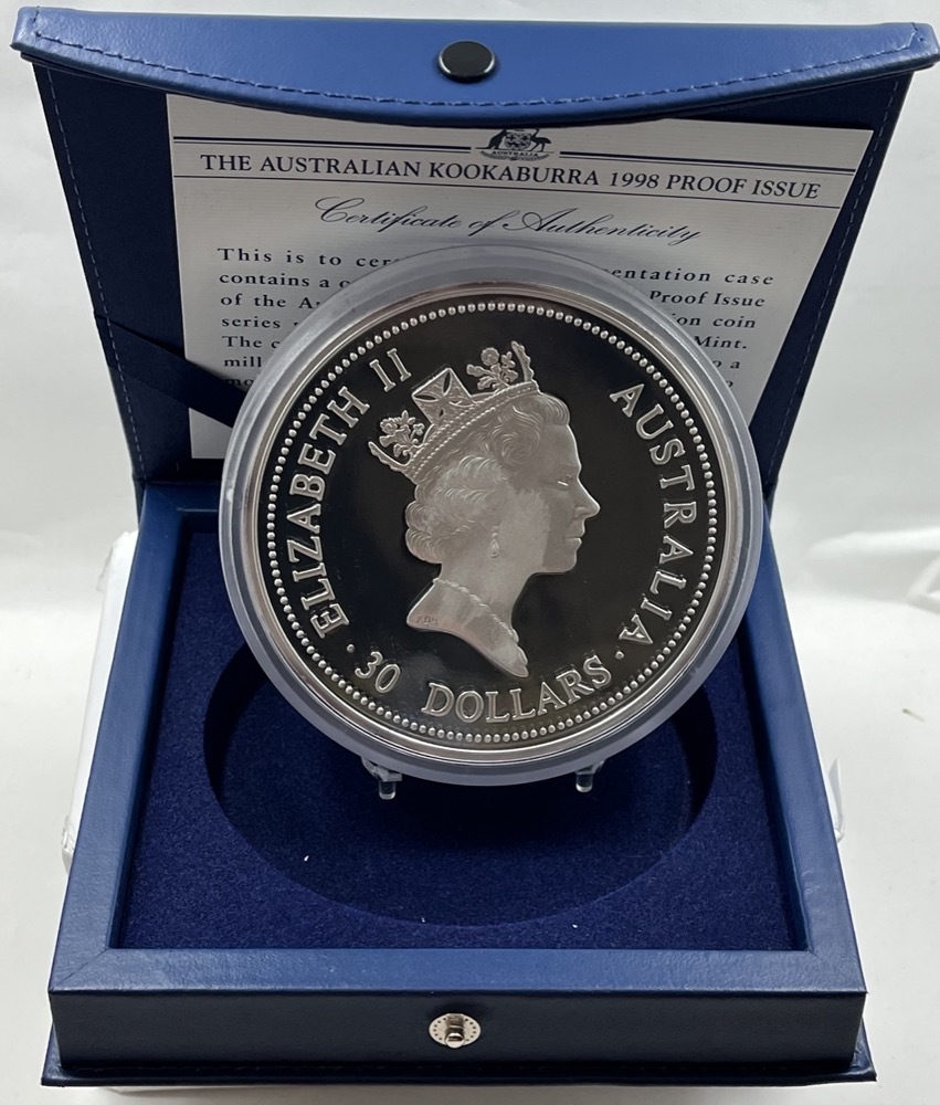 1998 Silver One Kilogram Proof Coin Kookaburra product image
