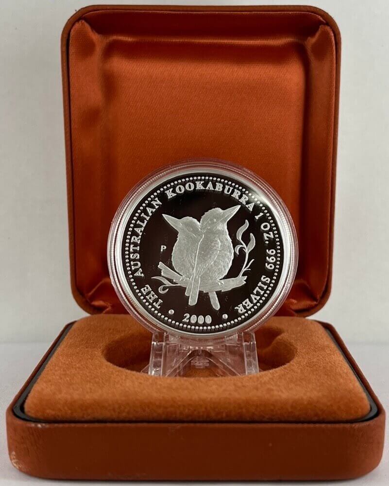2000 Silver 1 Ounce Proof Kookaburra Coin product image
