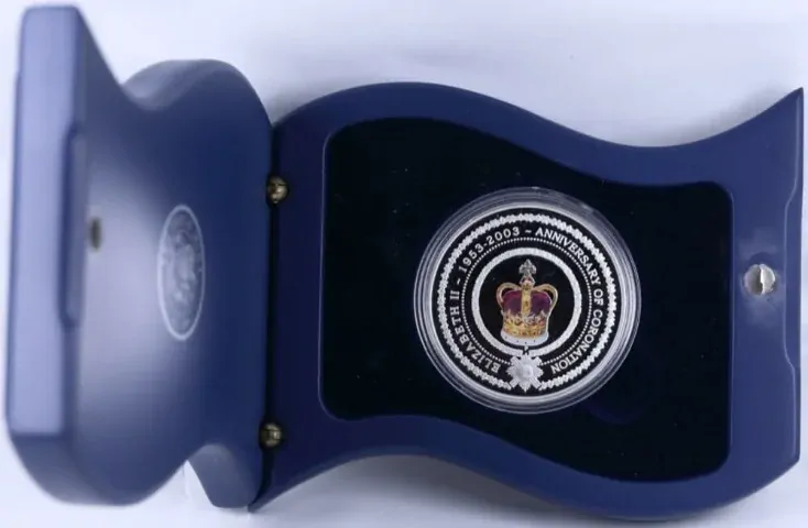 2003 Silver One Ounce Proof Coin Coronation