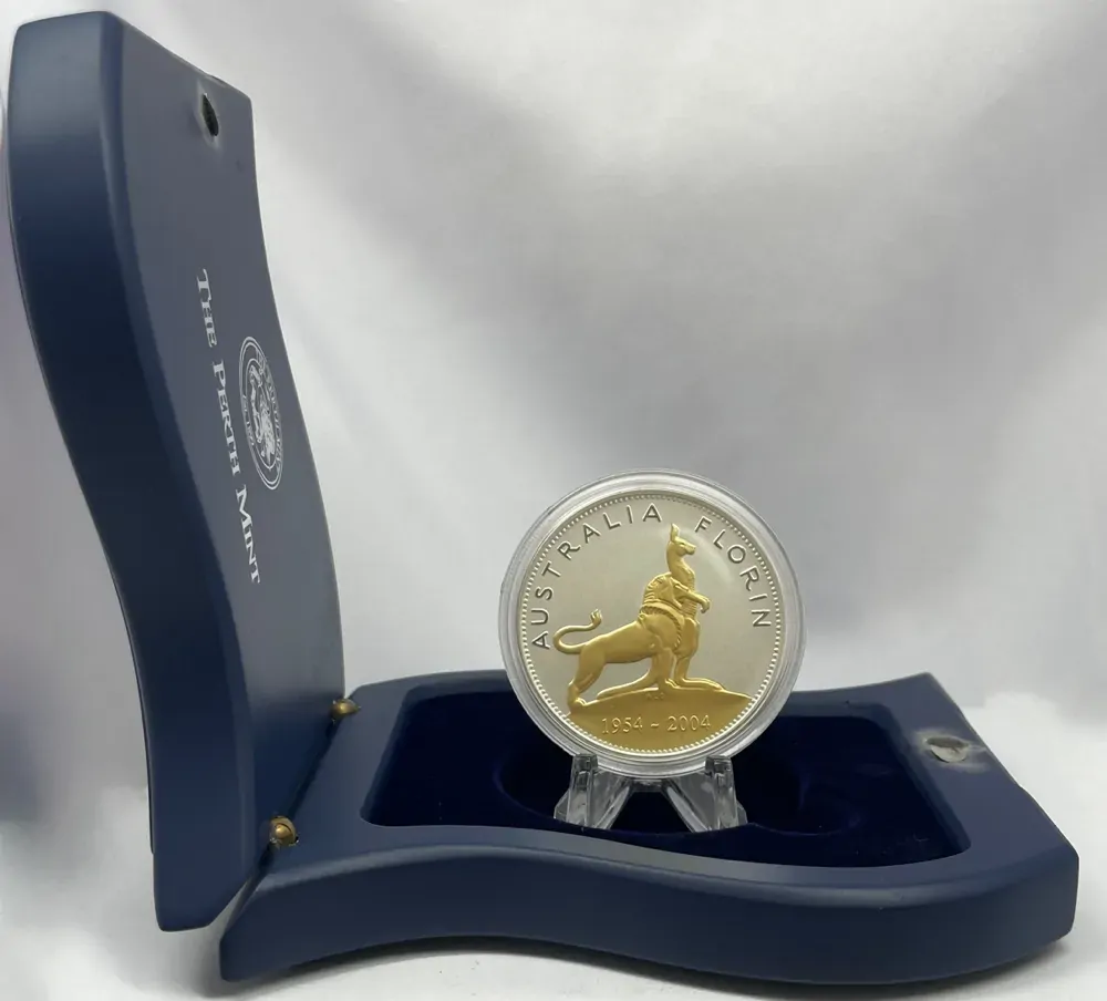 2004 Silver 1 Ounce Proof Coin Royal Visit Florin