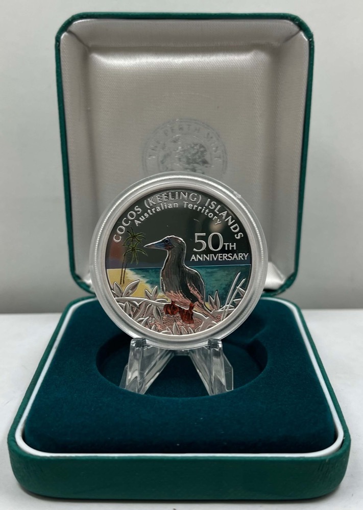 2005 Silver One Ounce Proof Coin Cocos Keeling Islands product image