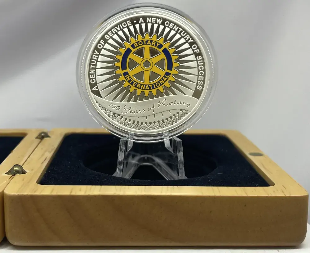 2005 Silver 1 Ounce Proof Coin Rotary