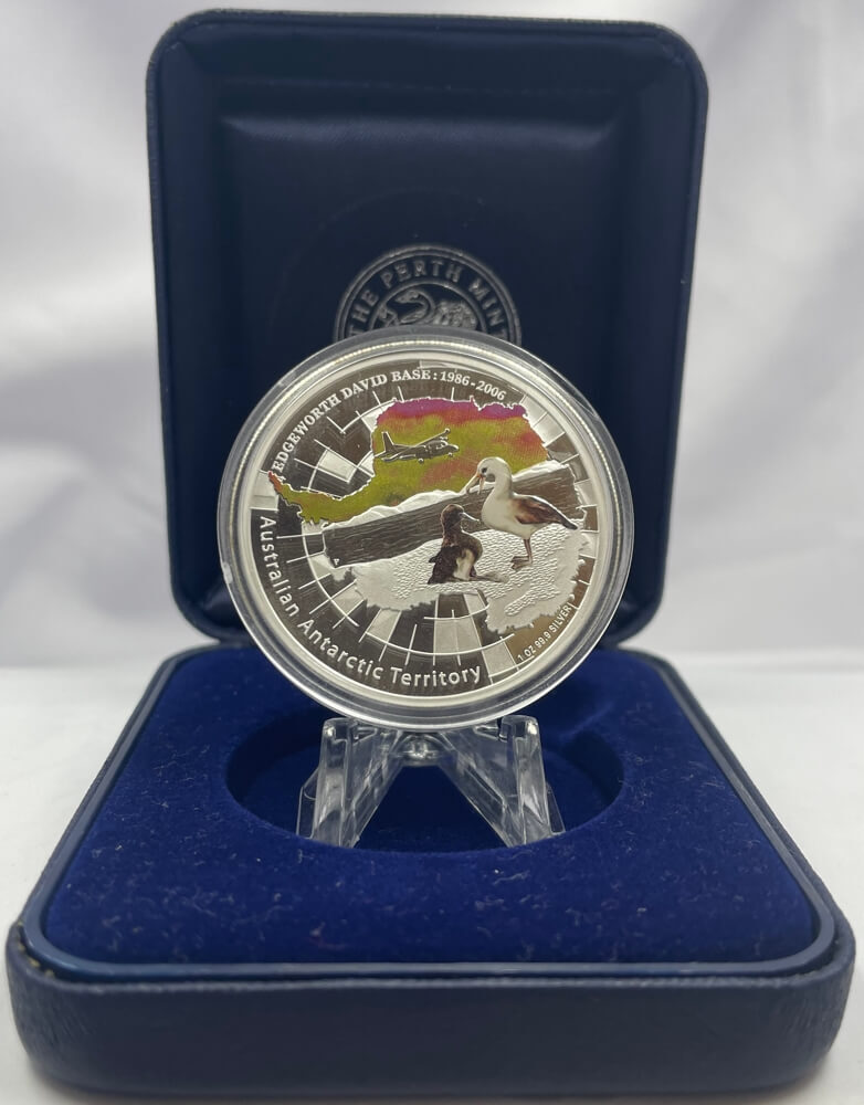 2006 Silver 1 Ounce Proof Coin Antarctic Edgeworth David