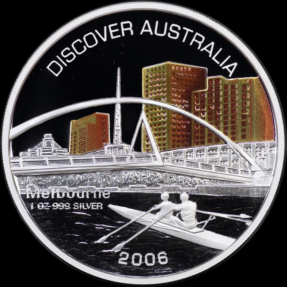 2006 Silver One Ounce Proof Coin Discover Australia Melbourne product image