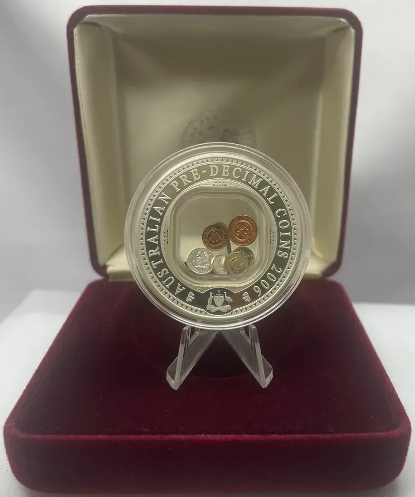 2006 Silver 1 Ounce Proof Coin Pre Decimal Locket