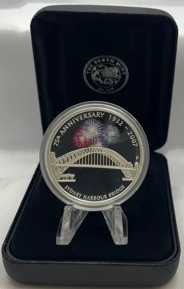 2007 Silver 1 Ounce Proof Coin Harbour Bridge product image