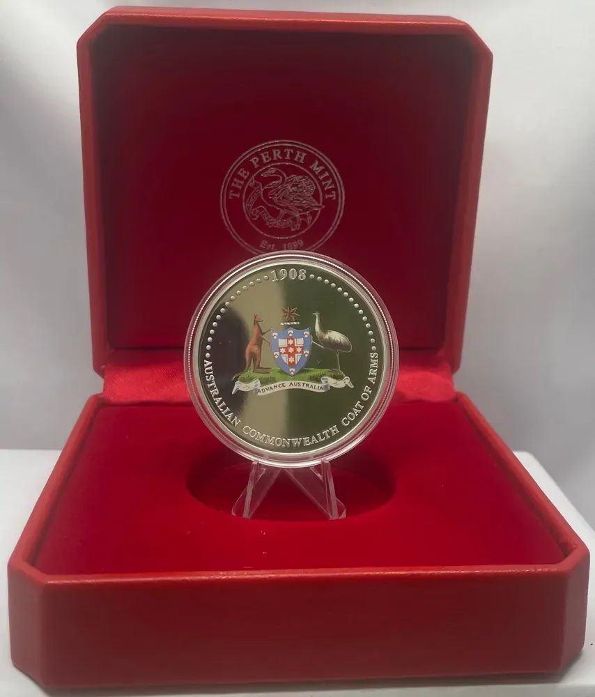 2008 Silver 1 Ounce Proof Coin Coat Of Arms