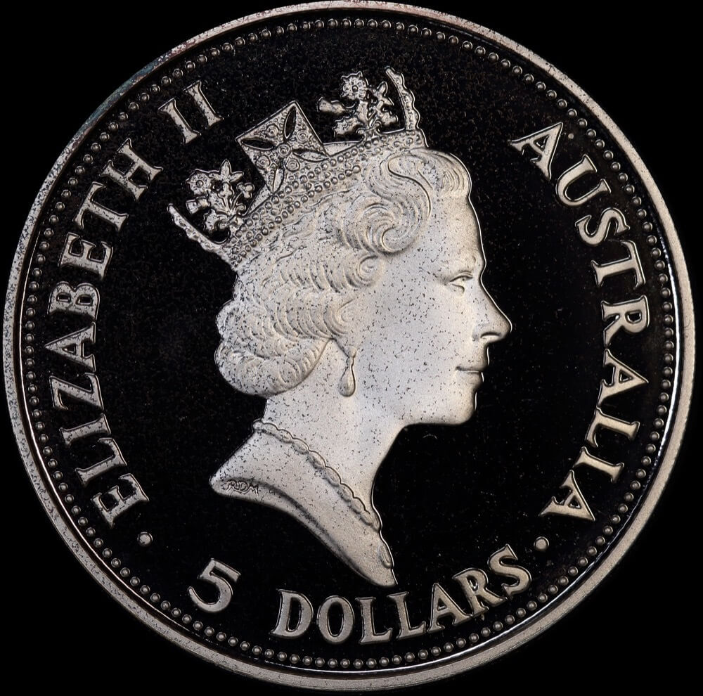 1991 Silver 1 Ounce Proof Coin Kookaburra