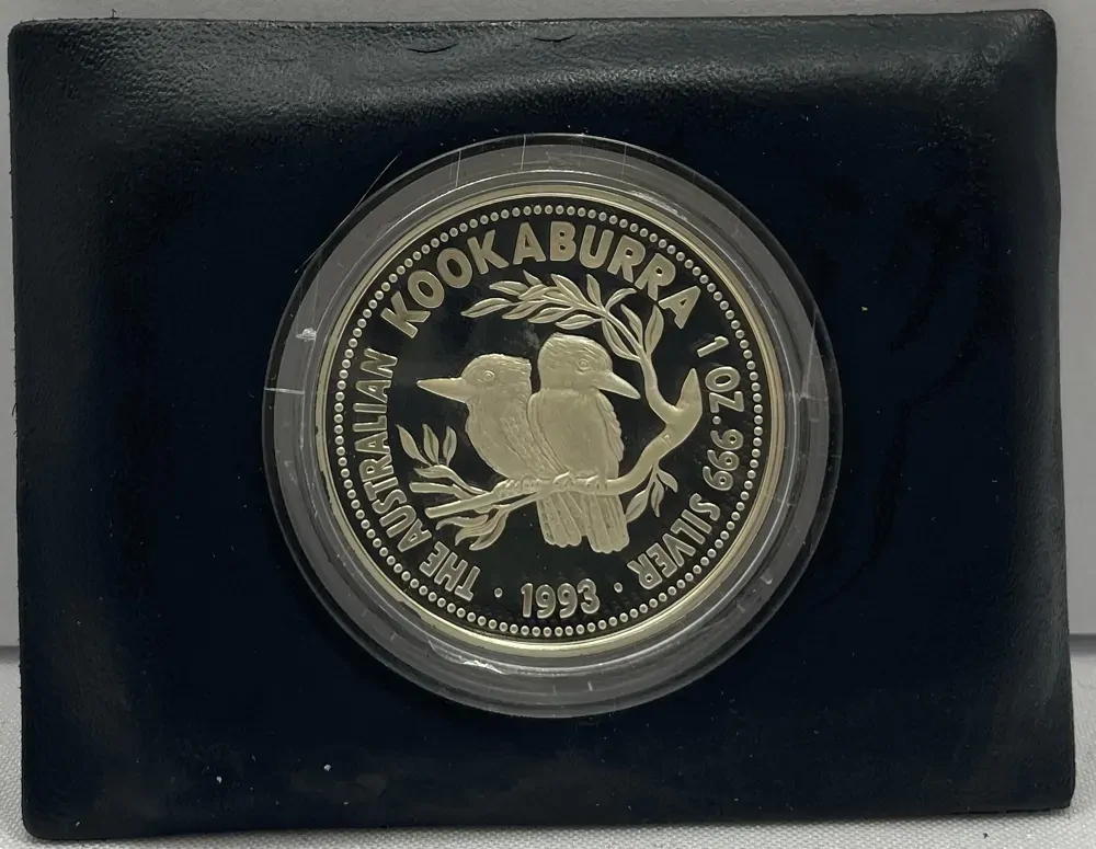 1993 Silver 1 Ounce Proof Kookaburra Coin