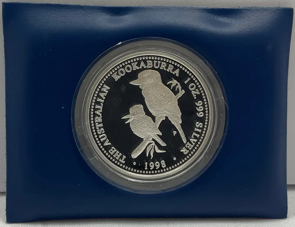 1998 Silver 1 Ounce Proof Coin Kookaburra product image