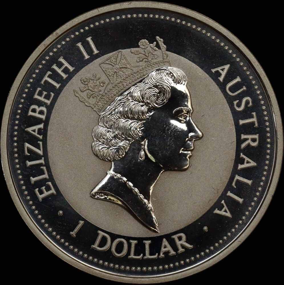 1994 Silver 1 Ounce Uncirculated Kookaburra Privy Mark Commonwealth Games Team