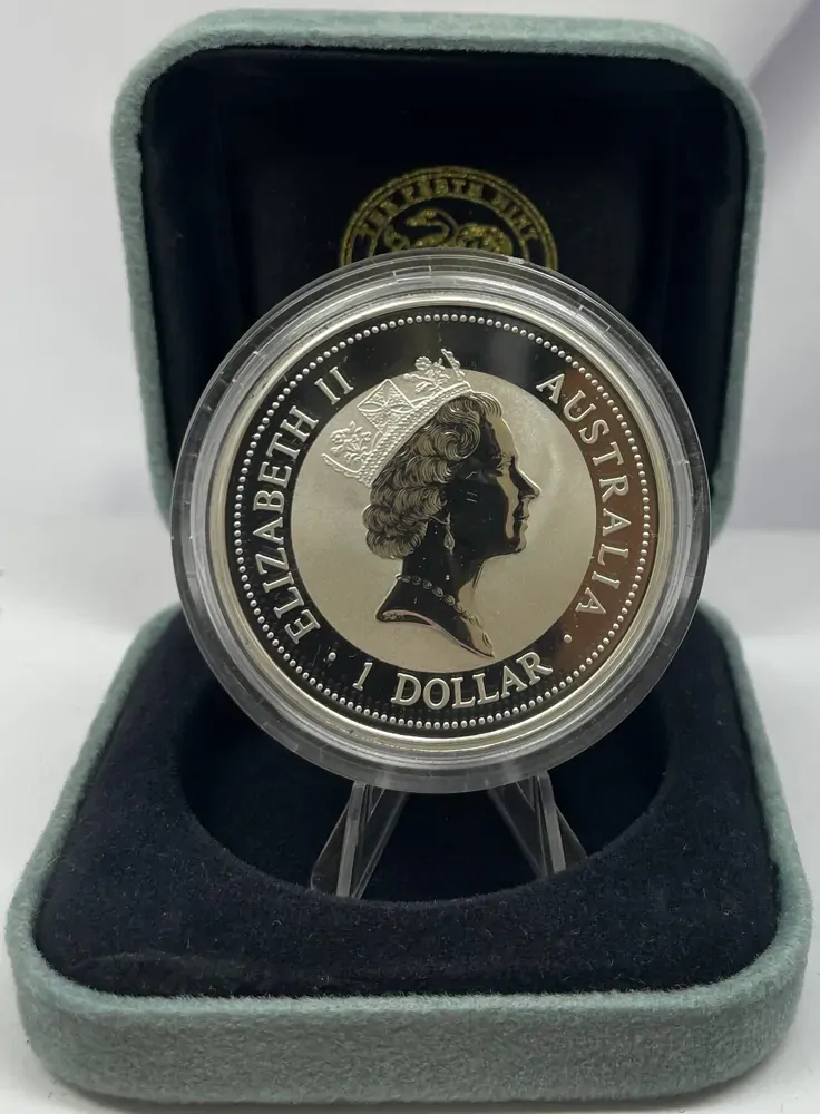 1996 Silver 1 Ounce Unc Privy Mark Goya