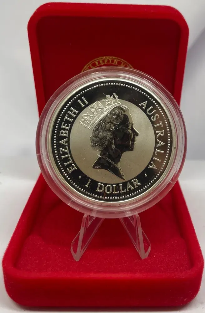 1996 Silver 1 Ounce Unc Privy Mark Panda