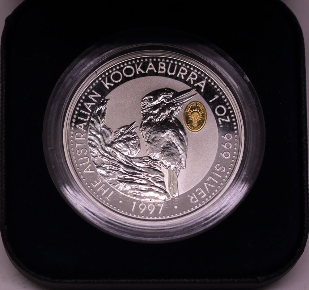 1997 Silver One Ounce Unc Privy Mark Edison