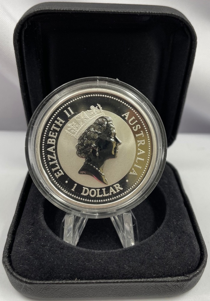1997 Silver One Ounce Kookaburra Privy Mark Italy product image