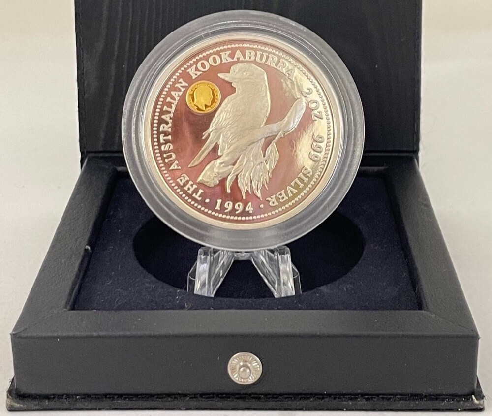 1994 Silver Two Ounce Proof Privy Mark King Edward