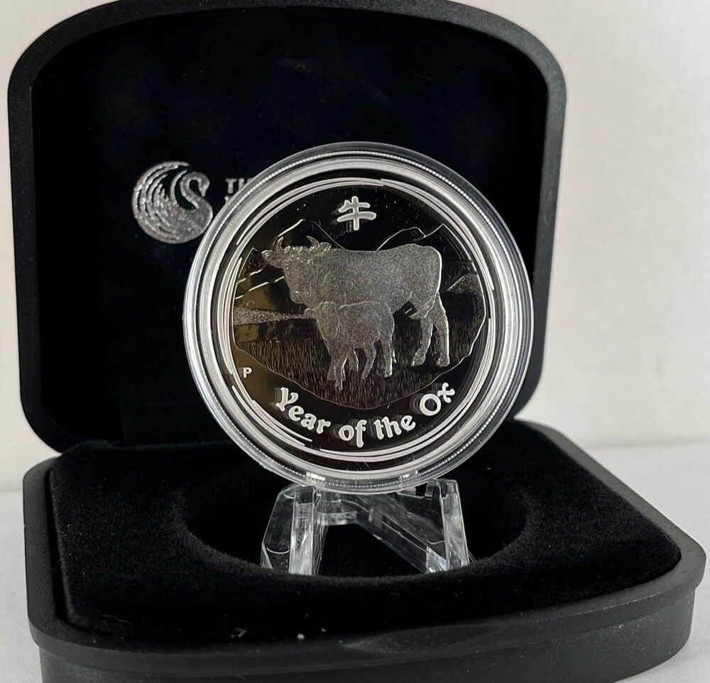 2009 Silver Lunar One Ounce Proof Coin Ox Series II product image