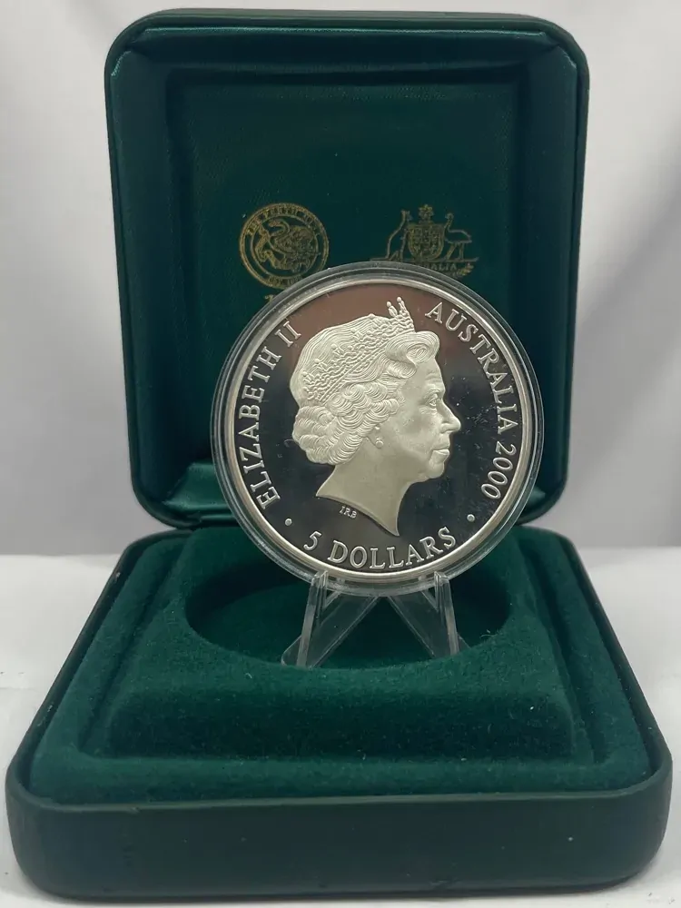 2000 Silver Olympic Proof Coin Reaching the World (I)