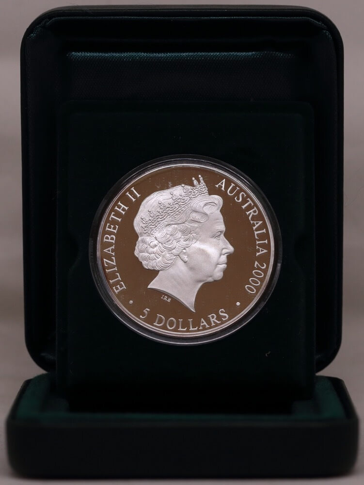 2000 Silver Olympic Proof Coin Echidna and Tea Tree product image