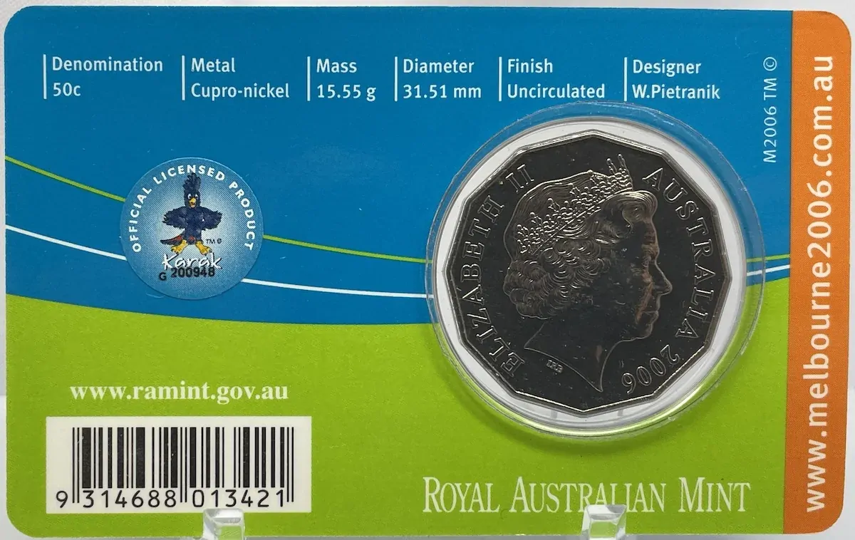 2006 50 Cent Unc Melbourne Commonwealth Games - Triathlon