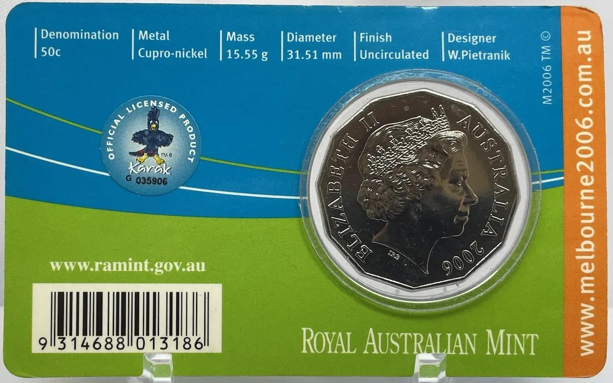 2006 50 Cent Unc Melbourne Commonwealth Games - Boxing