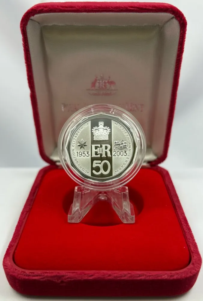2003 50 Cent Silver Proof Coin Coronation