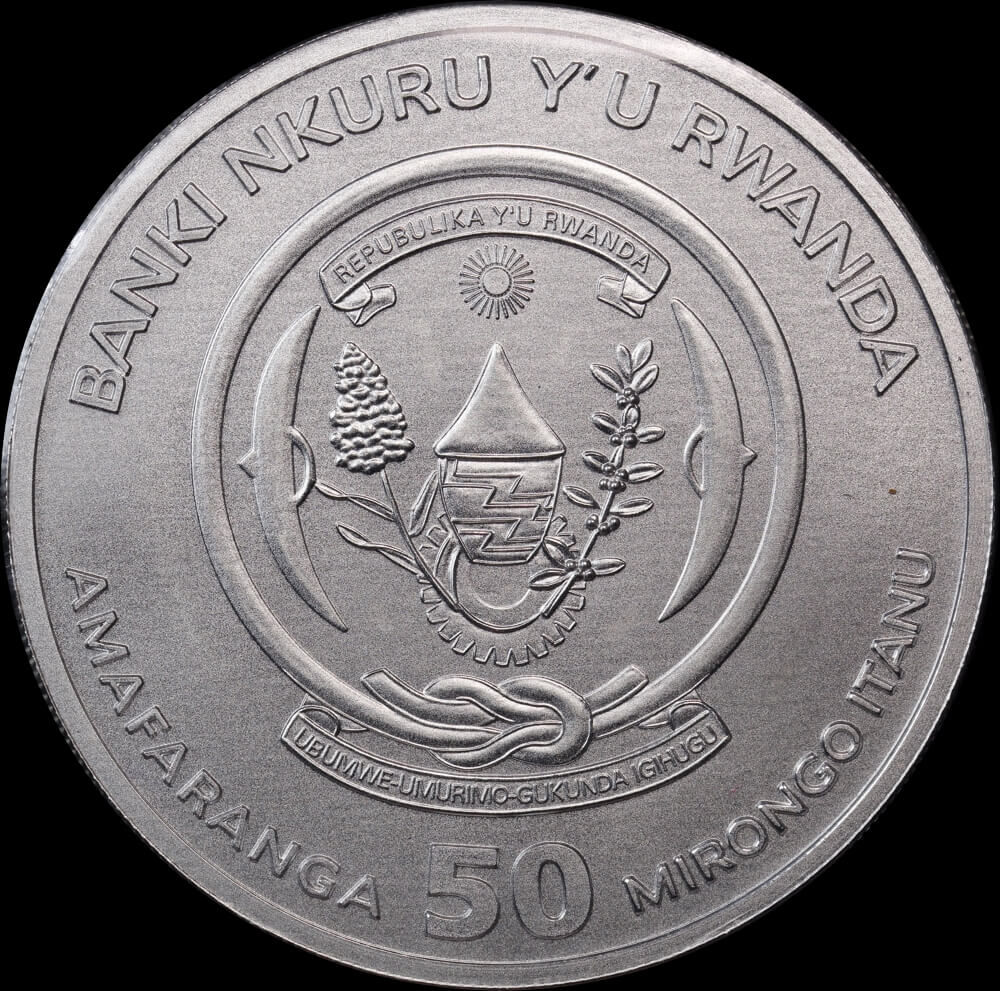Rwanda 2023 Silver 50 Francs KM#232 Uncirculated Lunar Year of The Rabbit product image