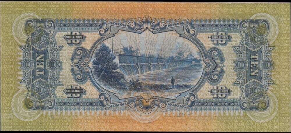 1918 Ten Shilling Cerutty/Collins R3B about EF