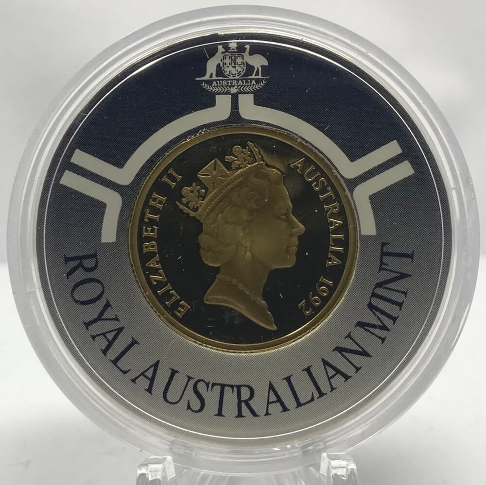 1992 One Dollar Proof Barcelona - Women In Sport Round Capsule