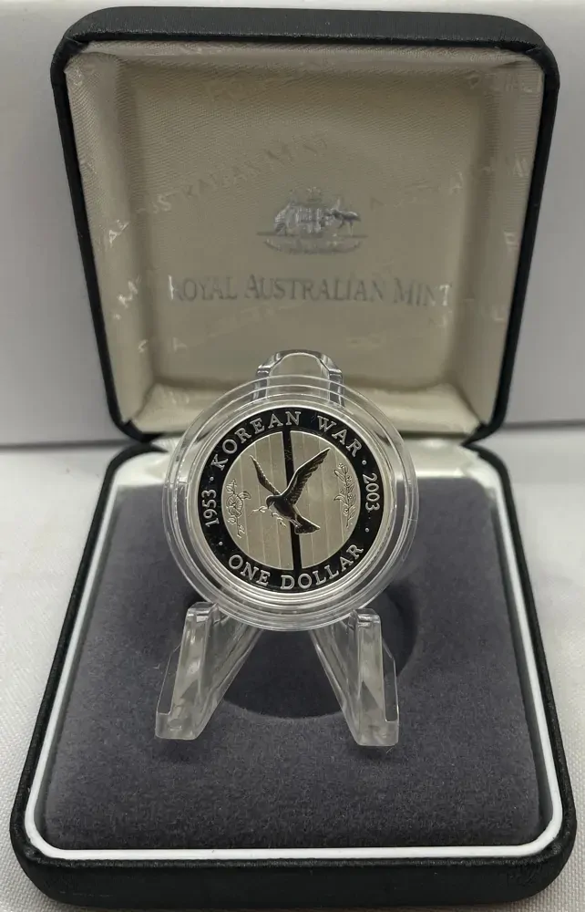 2003 1 Dollar Silver Proof Coin Korean War product image