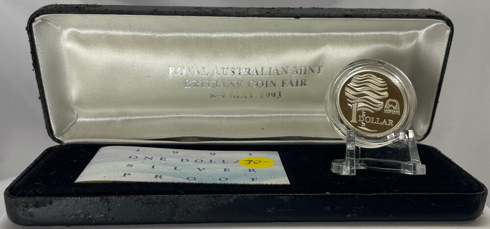 1993 One Dollar Silver Proof Coin Fair Landcare