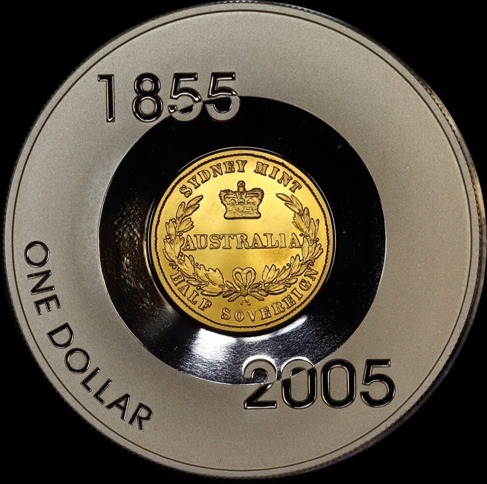 2005 One Dollar Proof Ballot Issue Sydney Mint 1855 Half Sovereign product image